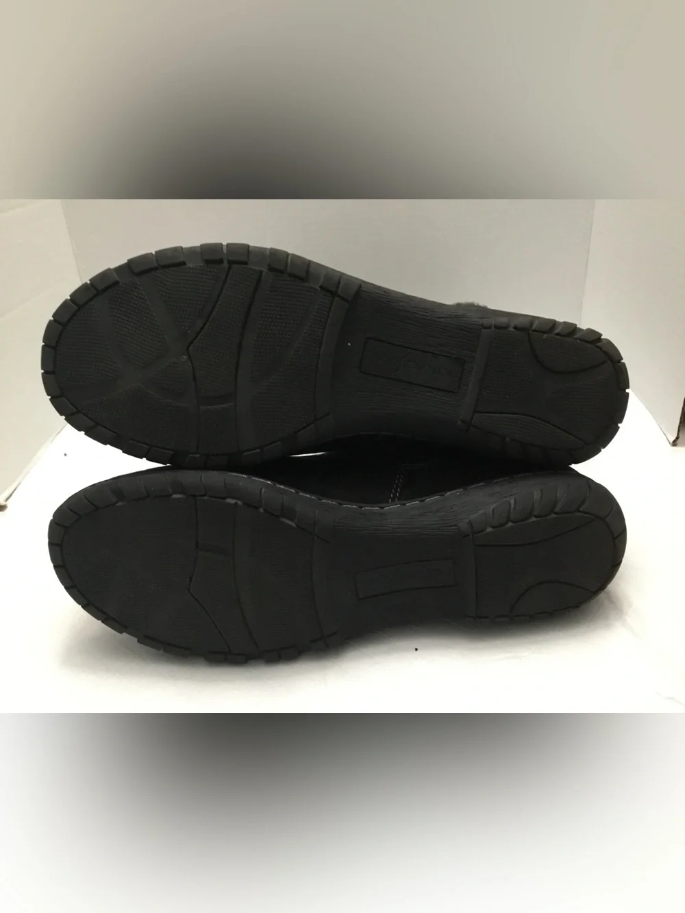 Natural Soul Black Faux Fur Mid-Calf Winter Boots Side Zip Size 9.5‎